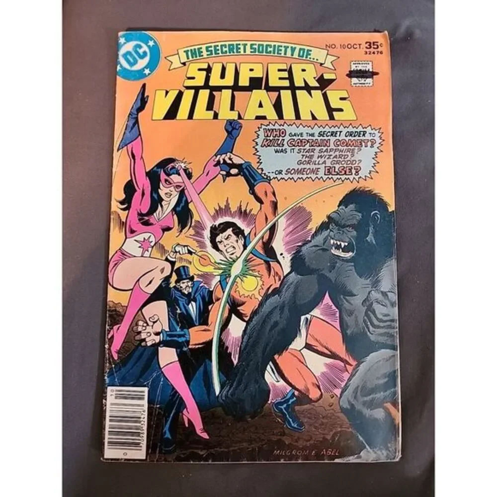 The Secret Society of Super Villains #10  DC Comic‎ Book 1977 F/VF